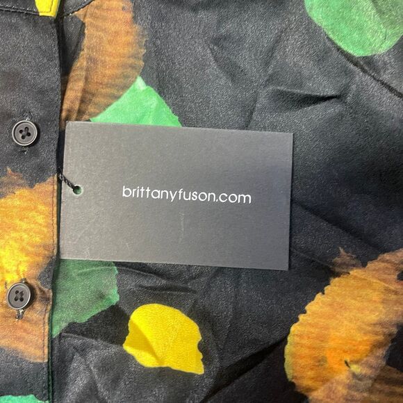 Brittany Fuson Abstract Print Long Sleeve Dress Size Small - Picture 6 of 6